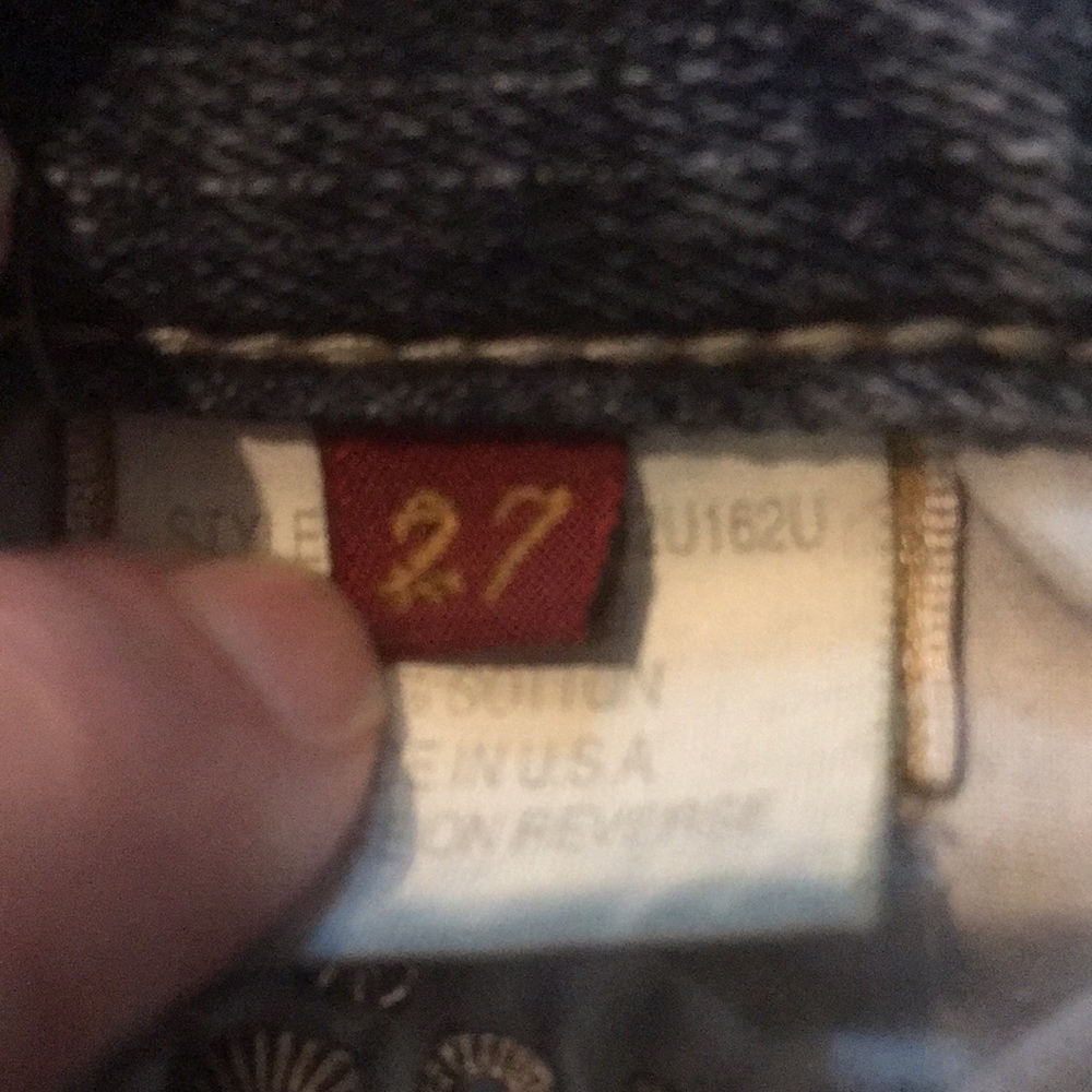 7 For All Mankind "Great China Wall" jeans. Low-rise, flare, rhinestone. Size 27 - Picture 6 of 8